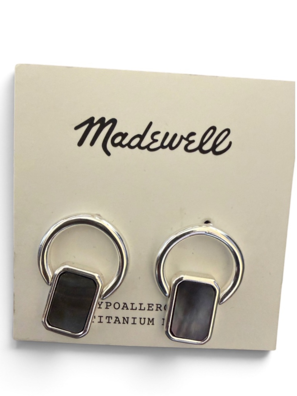 Madewell Shell Door Knocker Earrings